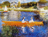 The Seine at Asnieres aka The Skiff 1879 By Pierre Auguste Renoir