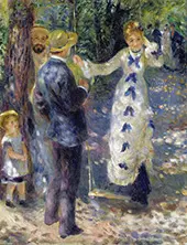 The Swing 1876 By Pierre Auguste Renoir