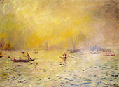 View of Venice Fog 1881 By Pierre Auguste Renoir