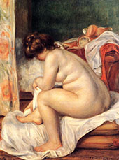 Woman After Bathing 1896 By Pierre Auguste Renoir