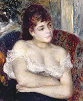 Woman In An Armchair By Pierre Auguste Renoir