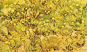 A Field of Yellow Flowers By Vincent van Gogh