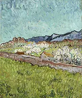 At The Foot of The Mountains By Vincent van Gogh