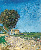 A Lane near Arles 1888 By Vincent van Gogh