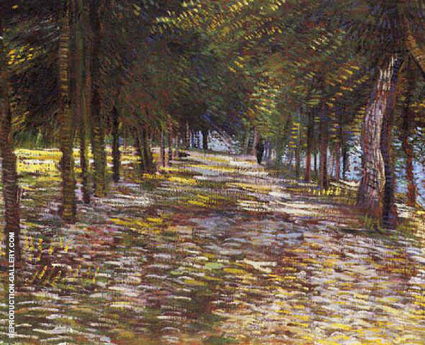 Avenue in Voyer Argenson Park at Asnieres | Oil Painting Reproduction