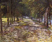 Avenue in Voyer Argenson Park at Asnieres By Vincent van Gogh