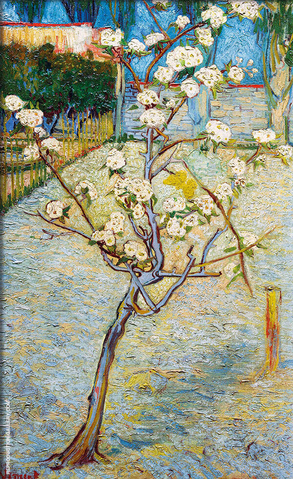 Blossoming Pear Tree by Vincent van Gogh | Oil Painting Reproduction