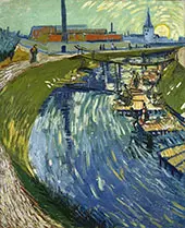 Canal with Women Washing By Vincent van Gogh