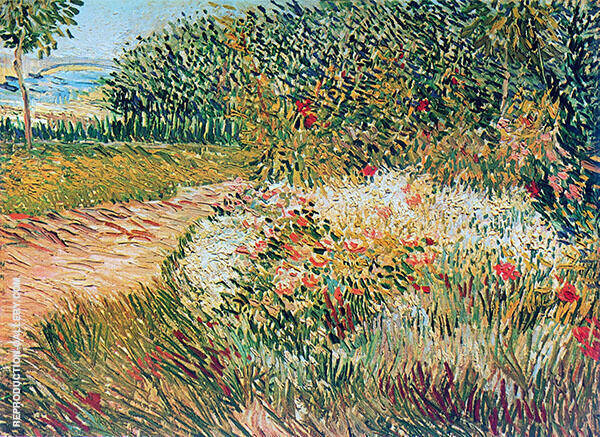 Corner of Voyer d'Argenson Park at Asnieres | Oil Painting Reproduction