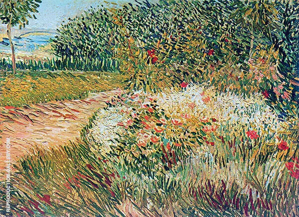 Corner of Voyer d'Argenson Park at Asnieres By Vincent van Gogh