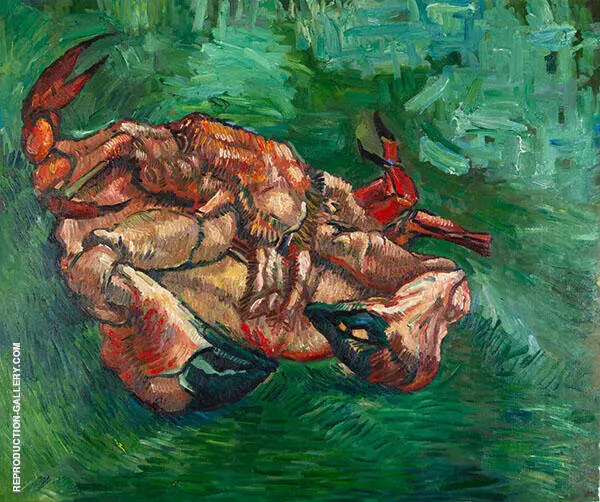 Crab on Its Back By Vincent van Gogh