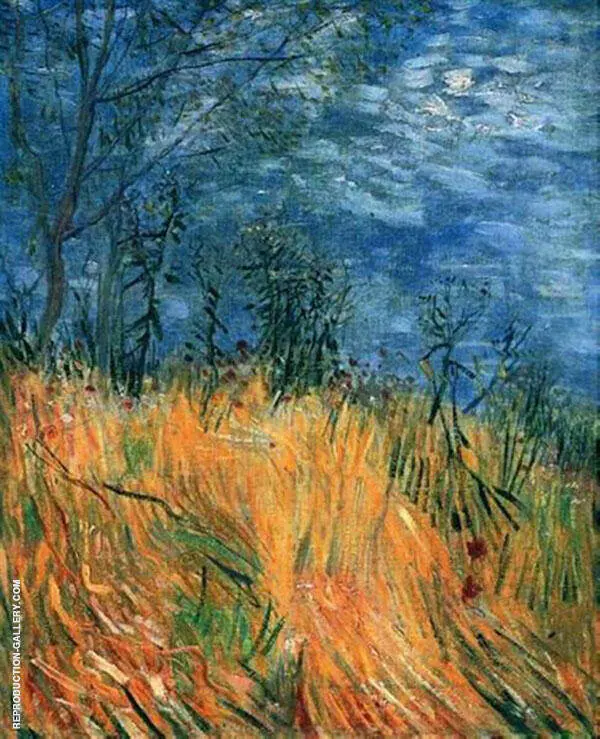 Edge of a Wheatfield with Poppies 1887 By Vincent van Gogh