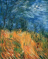 Edge of a Wheatfield with Poppies 1887 By Vincent van Gogh