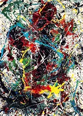 Untitled 31A 1950 By Jackson Pollock (Inspired By)