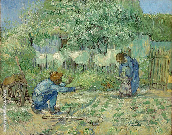 First Steps By Vincent van Gogh