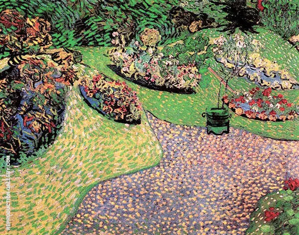Garden Auvers 1890 By Vincent van Gogh