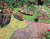 Garden Auvers 1890 By Vincent van Gogh