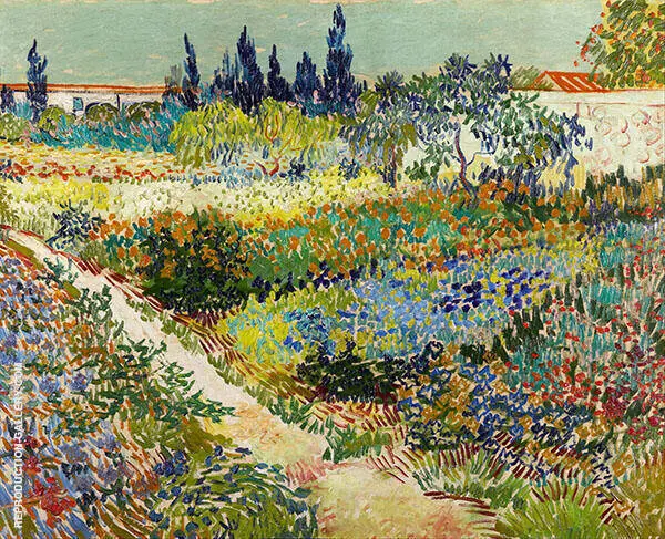 Garden at Arles 1888 By Vincent van Gogh