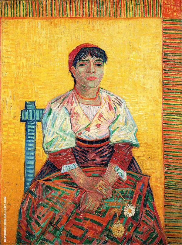 Italian Woman Agostina Segatori By Vincent van Gogh