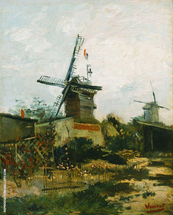 Le Moulin de Blute Fin by Vincent van Gogh | Oil Painting Reproduction