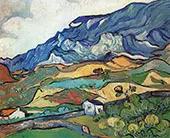 Les Alpilles Mountain Landscape 1889 By Vincent van Gogh