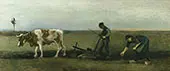 Potato Planting By Vincent van Gogh