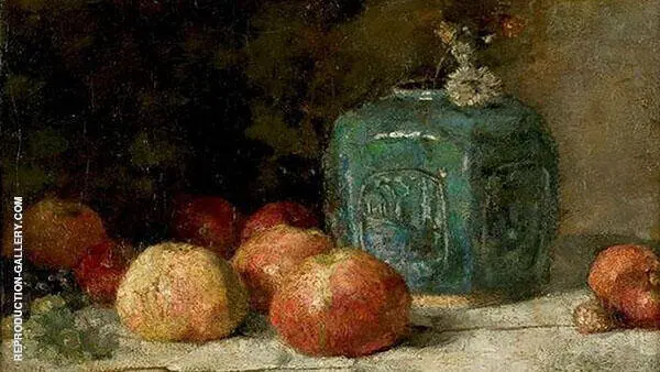Still Life with Ginger Jar and Apples By Vincent van Gogh