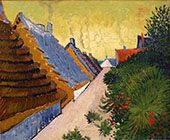 Street in Saintes Marie de la Mer 1888 By Vincent van Gogh