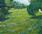 Sunny Lawn in a Public Park 1888 By Vincent van Gogh