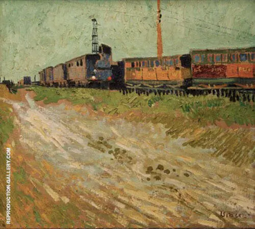 Railway Carriages 1888 By Vincent van Gogh
