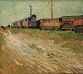 Railway Carriages 1888 By Vincent van Gogh