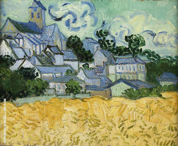 View of Auvers with Church By Vincent van Gogh