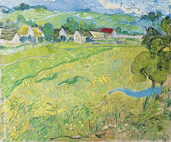 View of Vessenots near Auvers 1890 By Vincent van Gogh