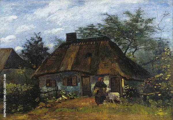 Farmhouse in Nuenen By Vincent van Gogh