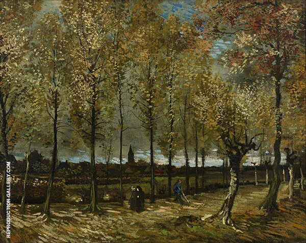 Poplars near Nuenen By Vincent van Gogh