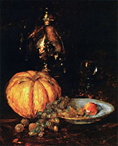 A Belgian Melon By William Merritt Chase