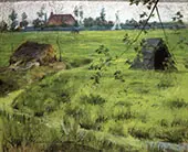 A Bit of Holland Meadows By William Merritt Chase