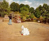 A Bit of The Terrace 1890 By William Merritt Chase