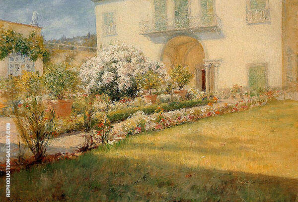 A Florentine Villa 1907 | Oil Painting Reproduction