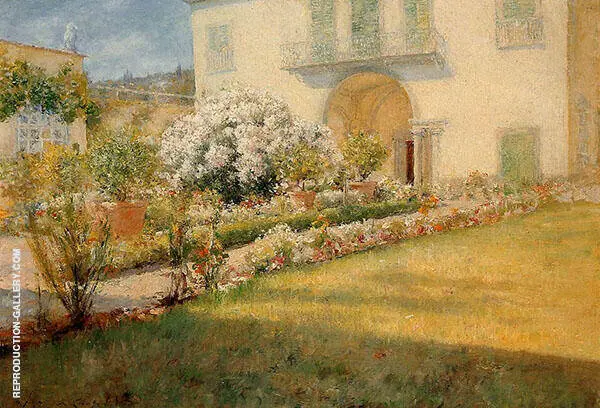 A Florentine Villa 1907 By William Merritt Chase
