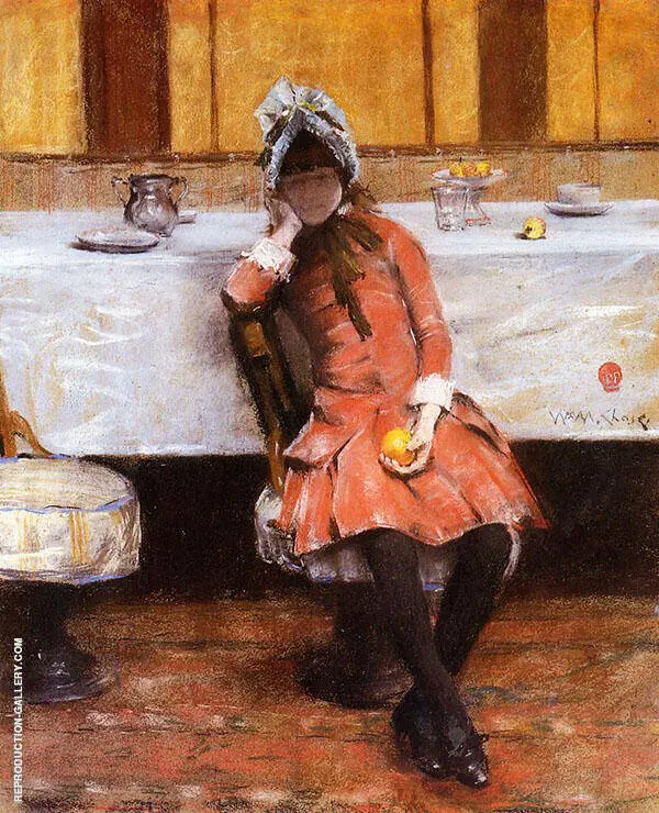 Young Girl on an Ocean Steamer 1883 By William Merritt Chase