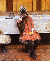Young Girl on an Ocean Steamer 1883 By William Merritt Chase