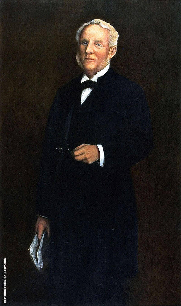 Albert Harkness by William Merritt Chase | Oil Painting Reproduction