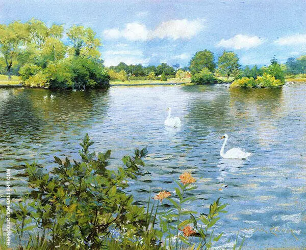 A Long Island Lake By William Merritt Chase