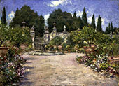 An Italian Garden By William Merritt Chase