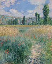 Path on the Island of Saint Martin Vetheuil 1881 By Claude Monet