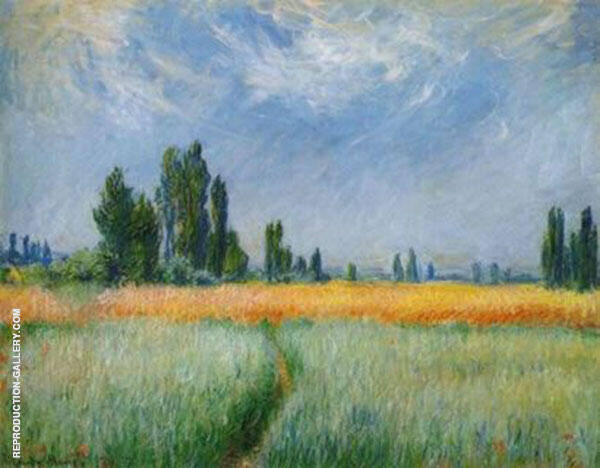 Field of Corn 1881 by Claude Monet | Oil Painting Reproduction