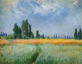 Field of Corn 1881 By Claude Monet