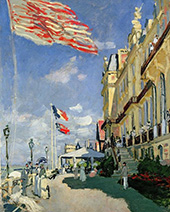 Hotel des Roches Noires Trouville 1870 By Claude Monet