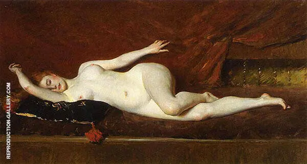 A Study in Curves By William Merritt Chase
